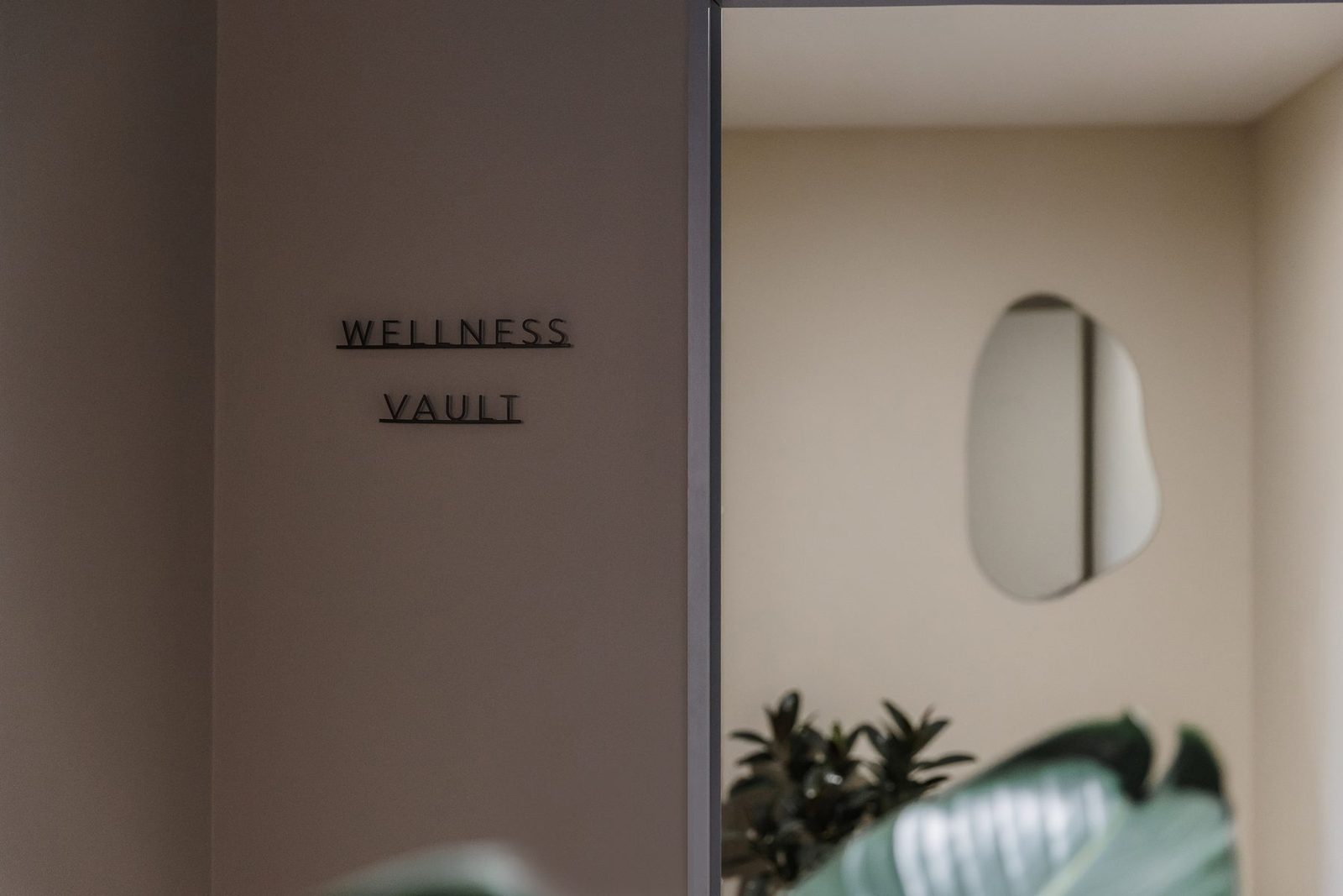 LUMA Wellness Vault signage